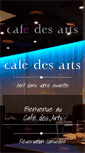 Mobile Screenshot of cafe-des-arts.ch